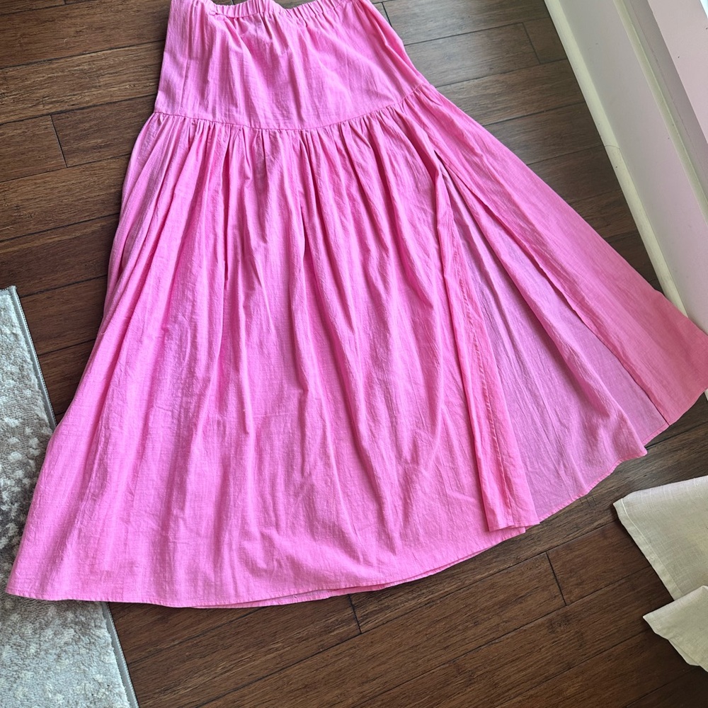 Pink Maxi Skirt